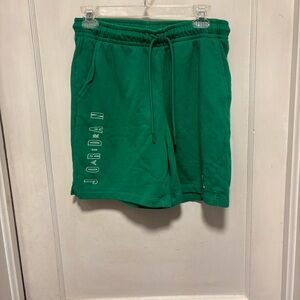 Jordan Athletic Green Sweatpants Kids Shorts